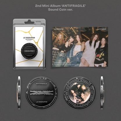 Pre-Order - LE SSERAFIM - 2nd Mini Album - ANTIFRAGILE - Sound Coin Vers.