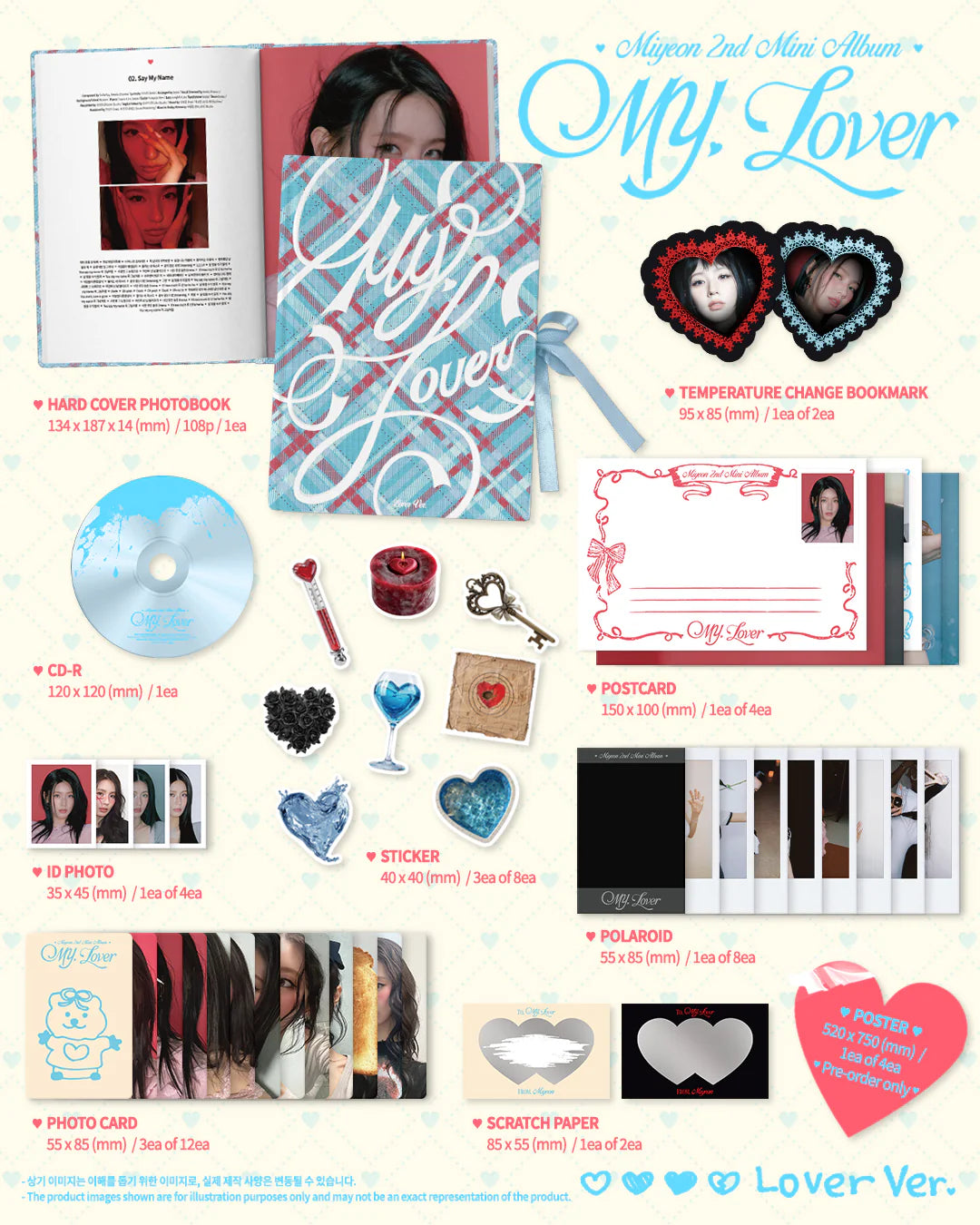 MIYEON - 2nd Mini Album - MY, Lover - Standard Ver.