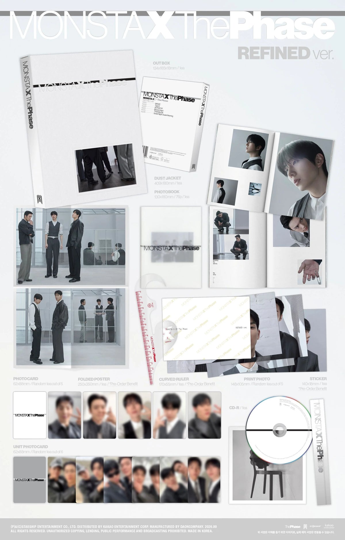 MONSTA X - EP - The Phase - REFINED Vers. (Seoul Saver)