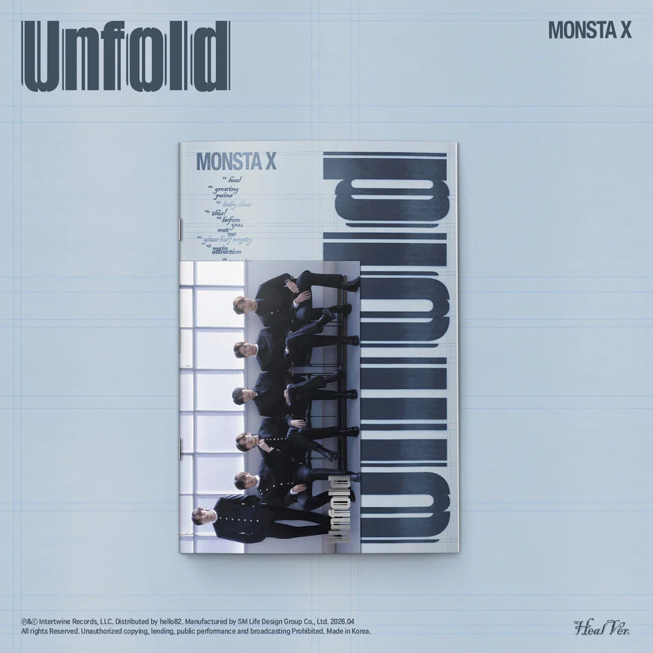 MONSTA X – US ALBUM - Unfold - Heal Vers. (Seoul Saver)
