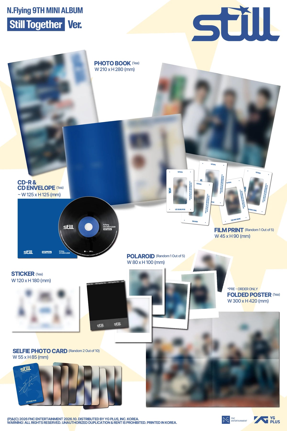 Pre-Order - N.Flying - 9th Mini Album - Still - Photobook Vers.