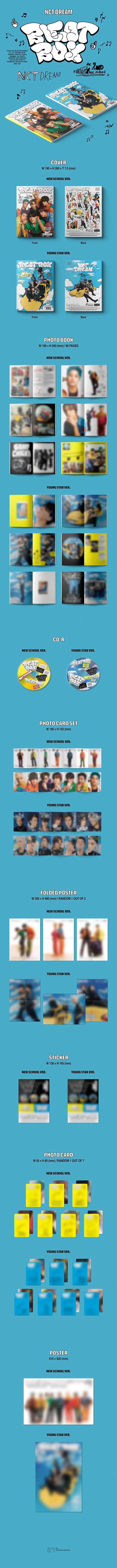 NCT DREAM - BEATBOX - 2ND ALBUM - REPACKAGE - New School Vers. (Pre-Loved 9)