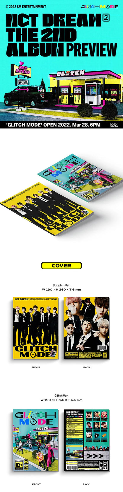 NCT DREAM - GLITCH MODE - 2ND ALBUM - PHOTOBOOK Ver. (Pre-Loved 10)