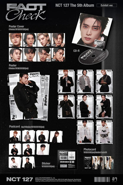 NCT 127 - 5TH MINI ALBUM - FACT CHECK - Exhibit Vers. - Group Cover (Pre-Loved 10)