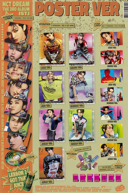 NCT DREAM - 3RD ALBUM - ISTJ - POSTER Vers. (Pre-Loved 10)