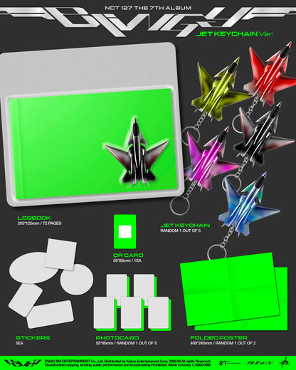 Pre-Order - NCT 127 - 7th Album - BLINGY - JET Keychain Vers. (Smart Album)