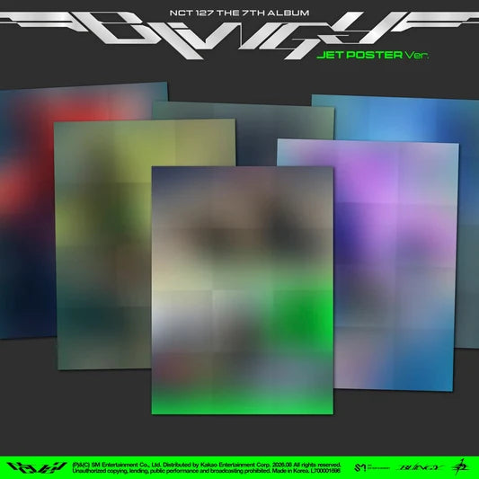 Pre-Order - NCT 127 - 7th Album - BLINGY - JET Poster Ver.