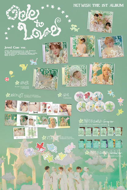 NCT WISH - 1st Album - Ode to Love - Jewel Case Vers. (Seoul Saver)