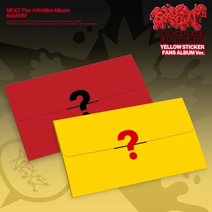 Pre-Order - NEXZ - 4th Mini Album - SAUCIN' - STICKER FANS ALBUM Vers.