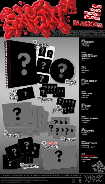 Pre-Order - NEXZ - 4th Mini Album - SAUCIN'