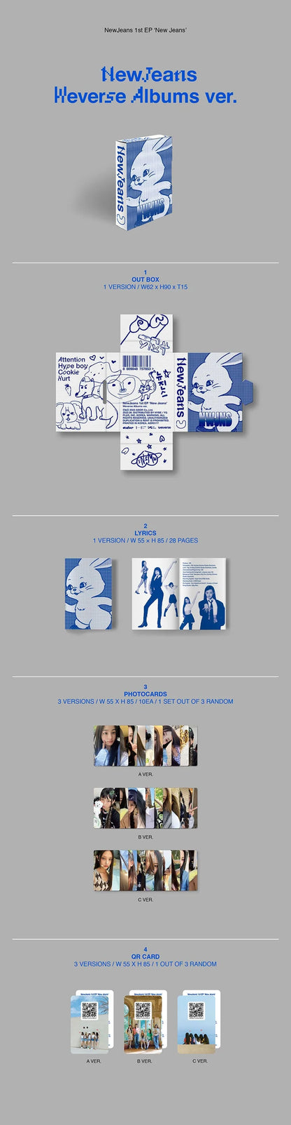 NewJeans - 1ST EP - NEW JEANS - WEVERSE ALBUMS Vers.
