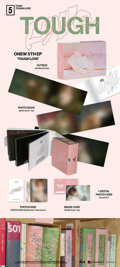 ONEW - 5th Mini Album - TOUGH LOVE - Pocket Book Vers. (Seoul Saver)