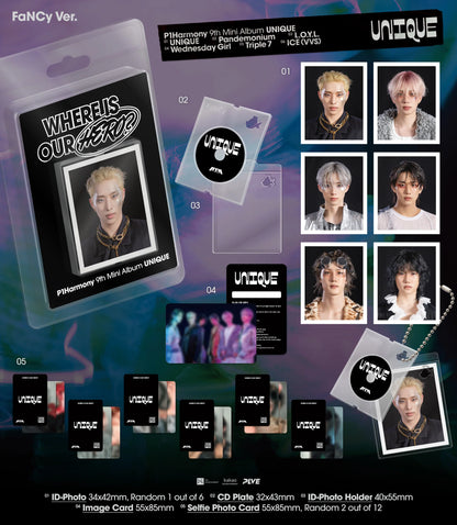 P1Harmony – 9th Mini Album - UNIQUE - FaNCy Vers. (Seoul Saver)