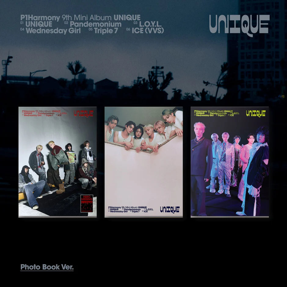 P1Harmony – 9th Mini Album - UNIQUE - Photobook Vers. (Seoul Saver)