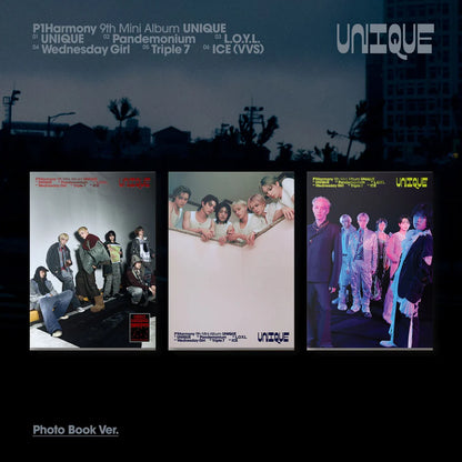 P1Harmony – 9th Mini Album - UNIQUE - Photobook Vers. (Seoul Saver)