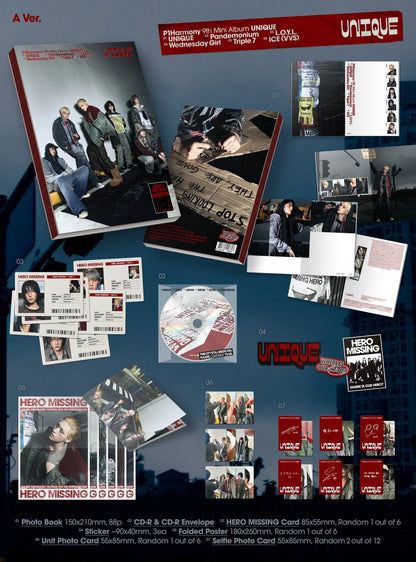 P1Harmony – 9th Mini Album - UNIQUE - Photobook Vers. (Seoul Saver)