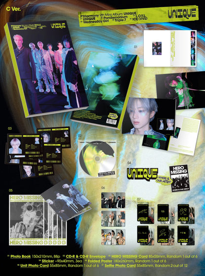 P1Harmony – 9th Mini Album - UNIQUE - Photobook Vers. (Seoul Saver)