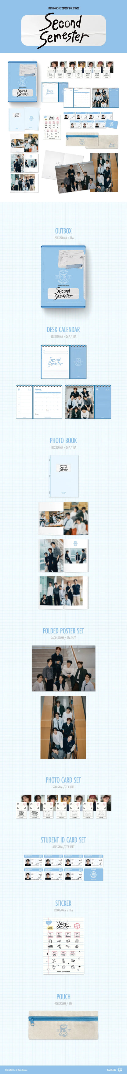 Pre-Order - PENTAGON - 2027 SEASON'S GREETINGS - Second Semester