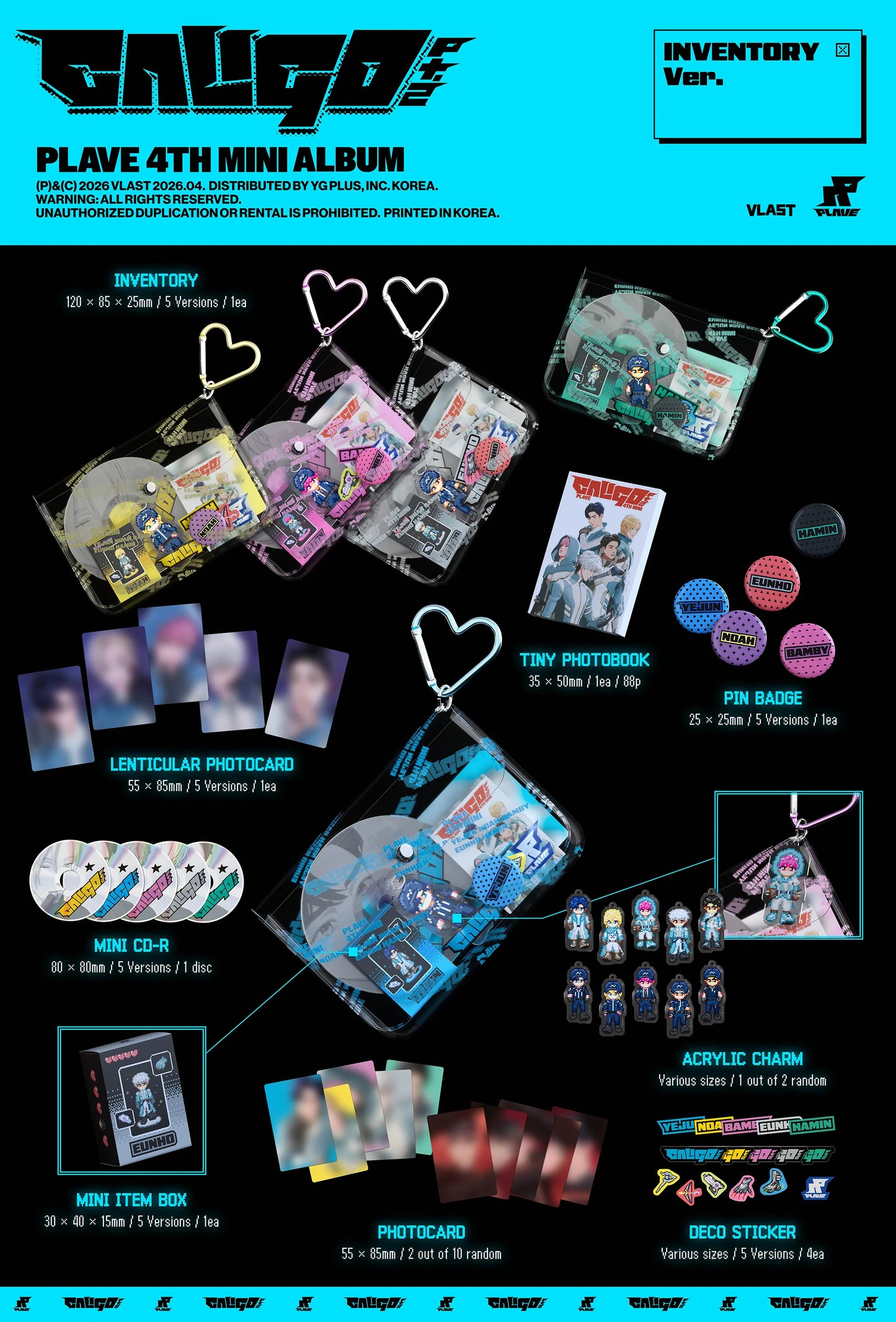 PLAVE - 4th Mini Album - Caligo Pt.2 - INVENTORY Vers. (Seoul Saver)