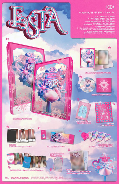 PURPLE KISS - 1ST SINGLE ALBUM - FESTA - Main Vers. (Pre-Loved 6)
