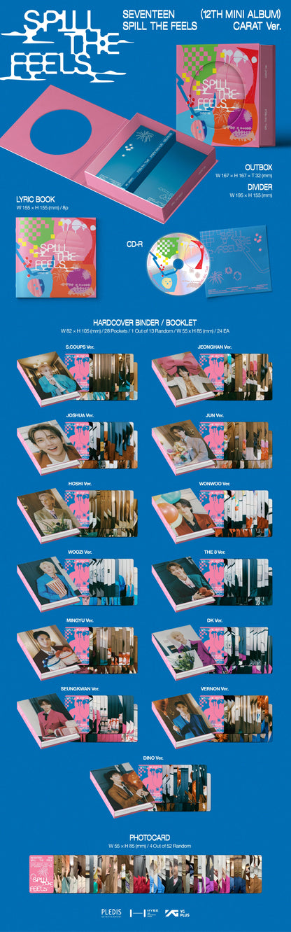 SEVENTEEN - 12th Mini Album - SPILL THE FEELS - CARAT Ver.