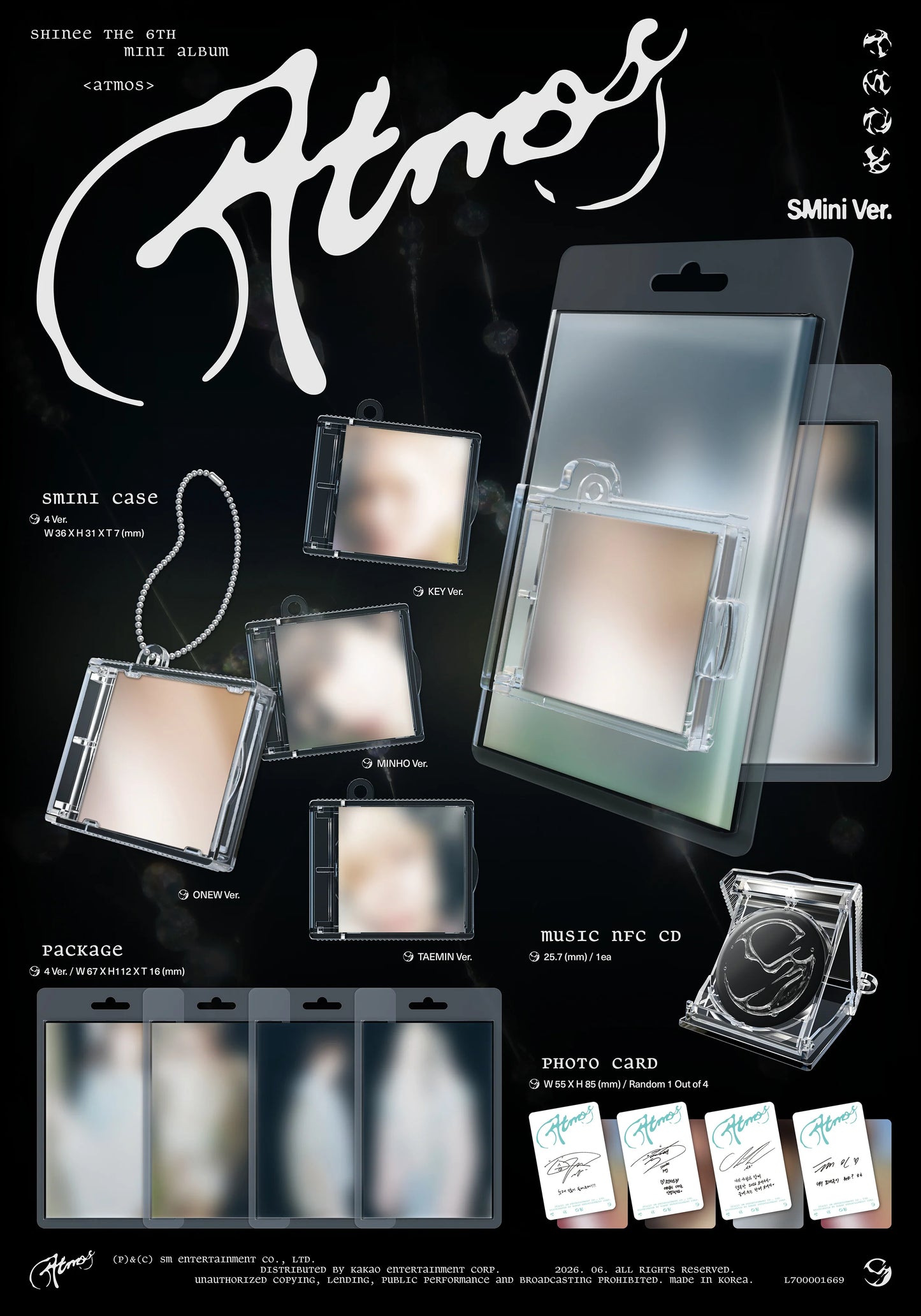 SHINee – 6th Mini Album - Atmos - SMInI Vers. Smart Album