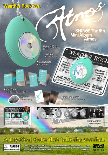 SHINee – 6th Mini Album - Atmos - Weather Rock  Vers. Smart Album
