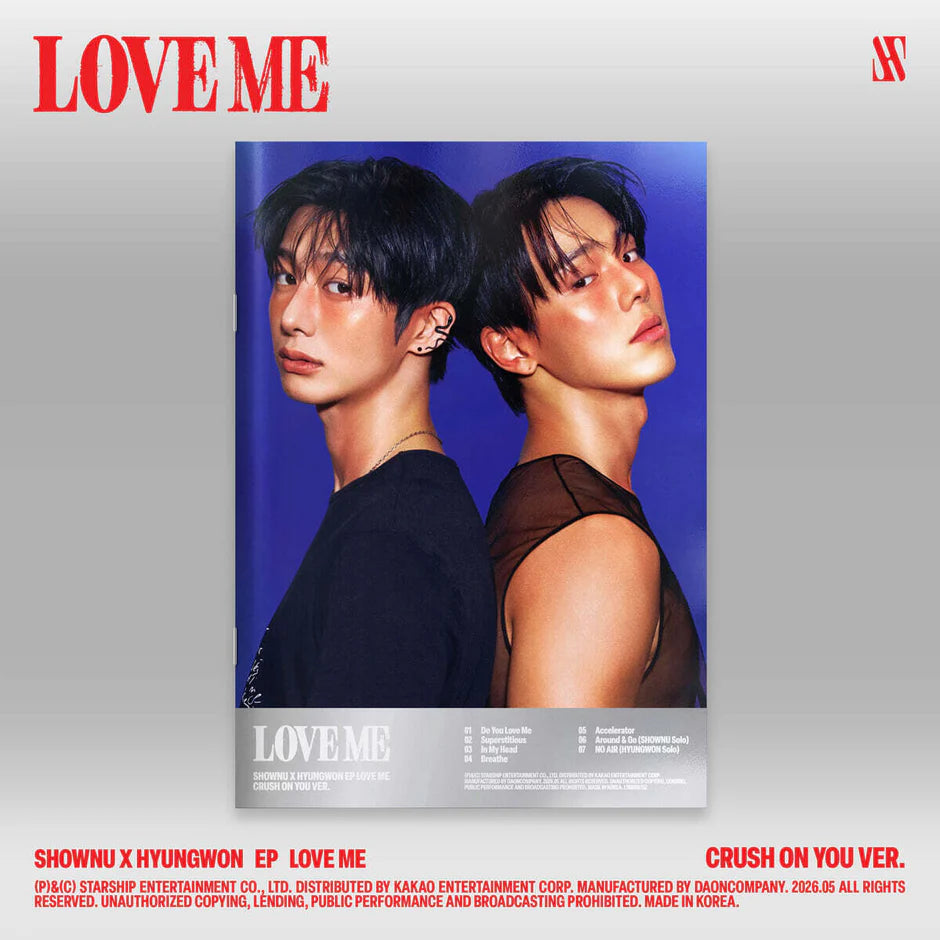 MONSTA X - SHOWNU X HYUNGWON - EP - LOVE ME - CRUSH ON YOU Vers.