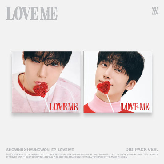 MONSTA X - SHOWNU X HYUNGWON - EP - LOVE ME - DIGIPACK Vers.