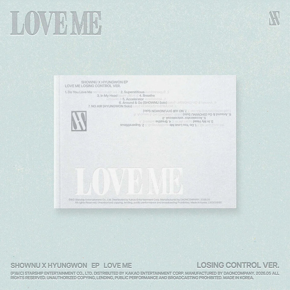 MONSTA X - SHOWNU X HYUNGWON - EP - LOVE ME - LOSING CONTROL Vers.