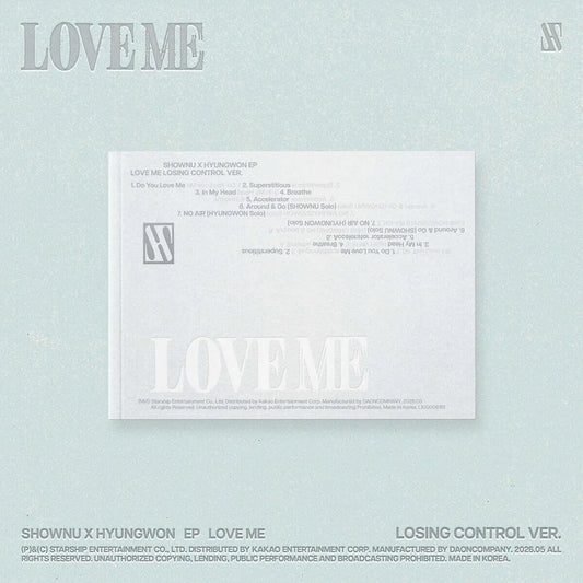 MONSTA X - SHOWNU X HYUNGWON - EP - LOVE ME - LOSING CONTROL Vers.