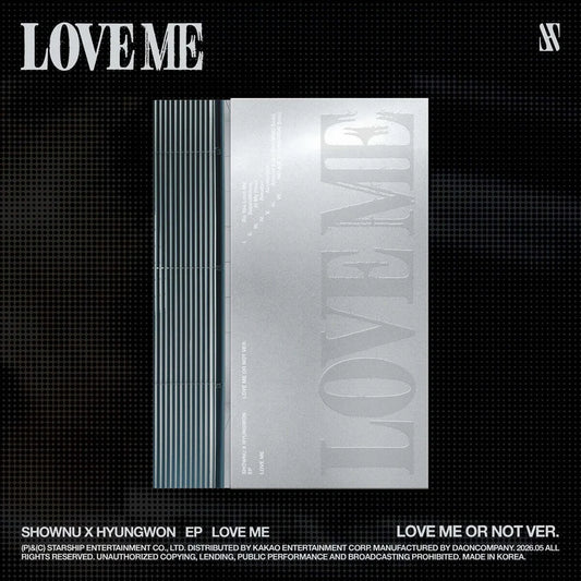 MONSTA X - SHOWNU X HYUNGWON - EP - LOVE ME - LOVE ME OR NOT Vers.