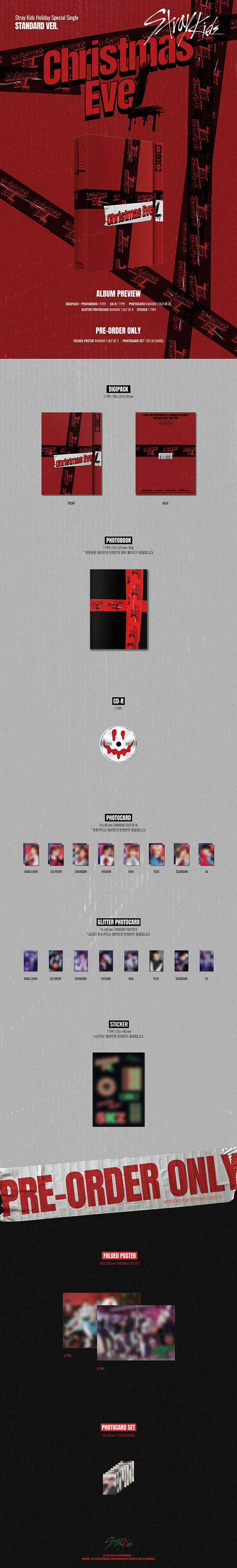 STRAY KIDS - CHRISTMAS EveL - HOLIDAY SPECIAL SINGLE - STANDARD Ver. (Pre-Loved 7)