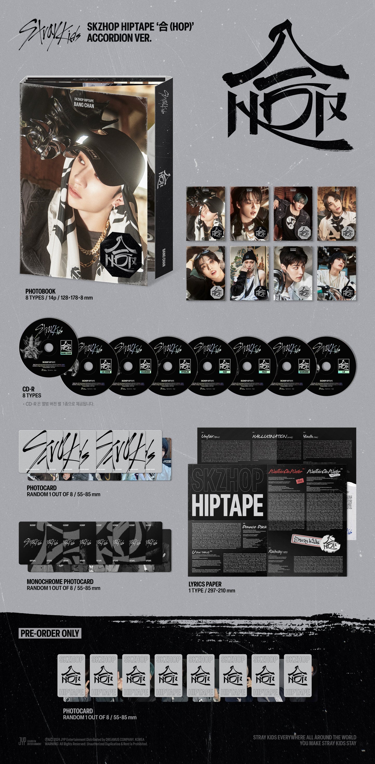 Stray Kids - SKZHOP HIPTAPE - 合 (HOP) - ACCORDION Vers.