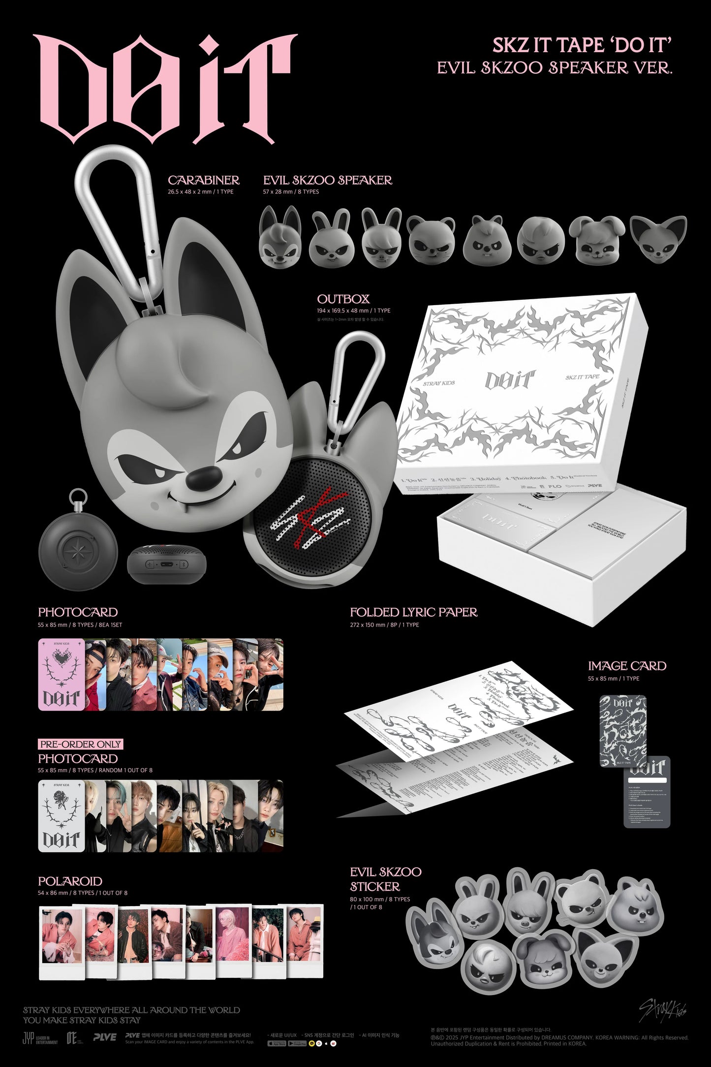 Stray Kids - SKZ IT TAPE - DO IT - EVIL SKZOO - SPEAKER Vers.