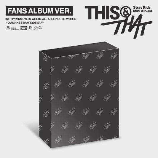 Pre-Order - Stray Kids - THIS & THAT - FANS ALBUM Vers.