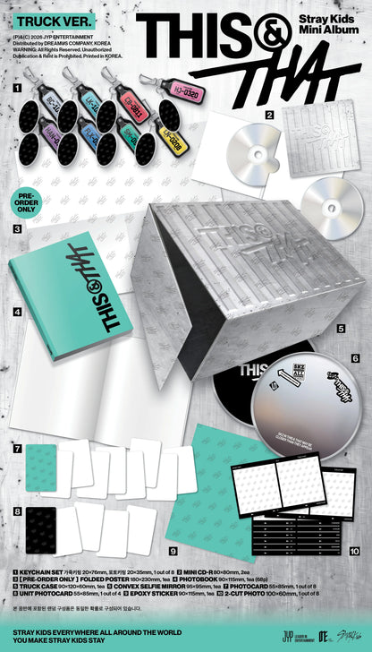 Pre-Order - Stray Kids - THIS & THAT - TRUCK Vers.