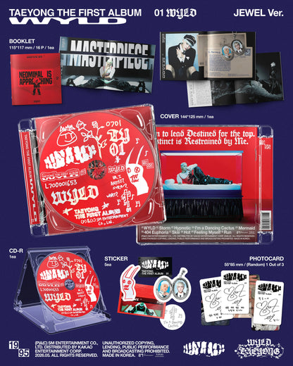 TAEYONG - NCT - 1st Album - WYLD - Jewel Case Vers.