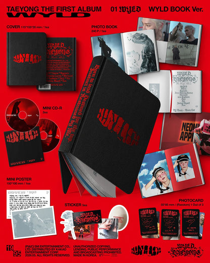 TAEYONG - NCT - 1st Album - WYLD - WYLD BOOK Vers.