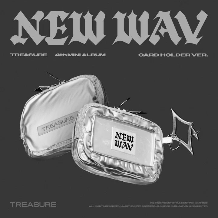 TREASURE - 4th Mini Album - NEW WAV - CARD HOLDER Vers. (Limited Edition)