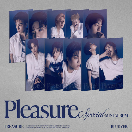 TREASURE – SPECIAL MINI ALBUM - PLEASURE - BLUE VERS.