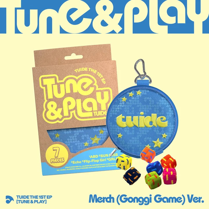Pre-Order - TUIDE - The 1st EP - TUNE & PLAY - Merch - Gonggi Game Vers.