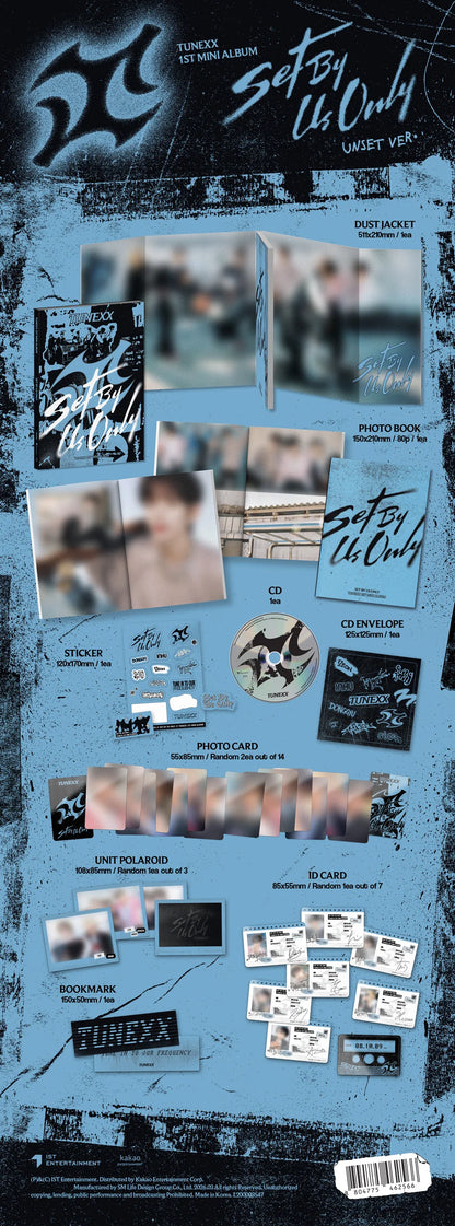 TUNEXX - 1st Mini Album - SET BY US ONLY - US ONLY Ver.
