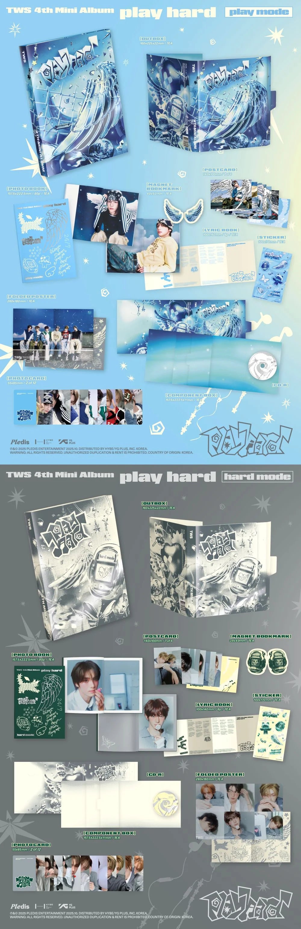 TWS - play hard - 4th Mini Album - Standard Version