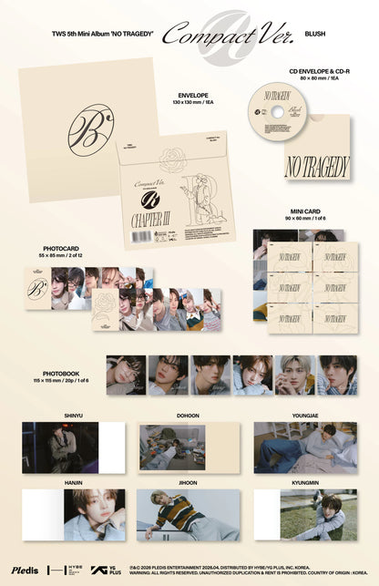 TWS - 5th Mini Album - NO TRAGEDY - COMPACT Vers. (Seoul Saver)