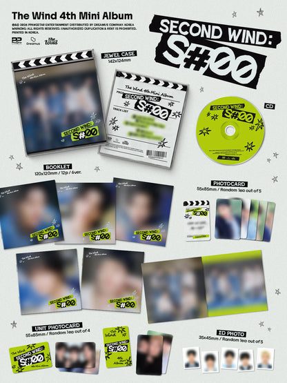Pre-Order - The Wind - 4th Mini Album - Second wind : S#00 - Jewel Vers.