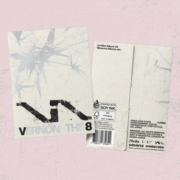 Pre-Order - V8 (SEVENTEEN) - 1st Mini Album - V8 - Weverse Album Vers.