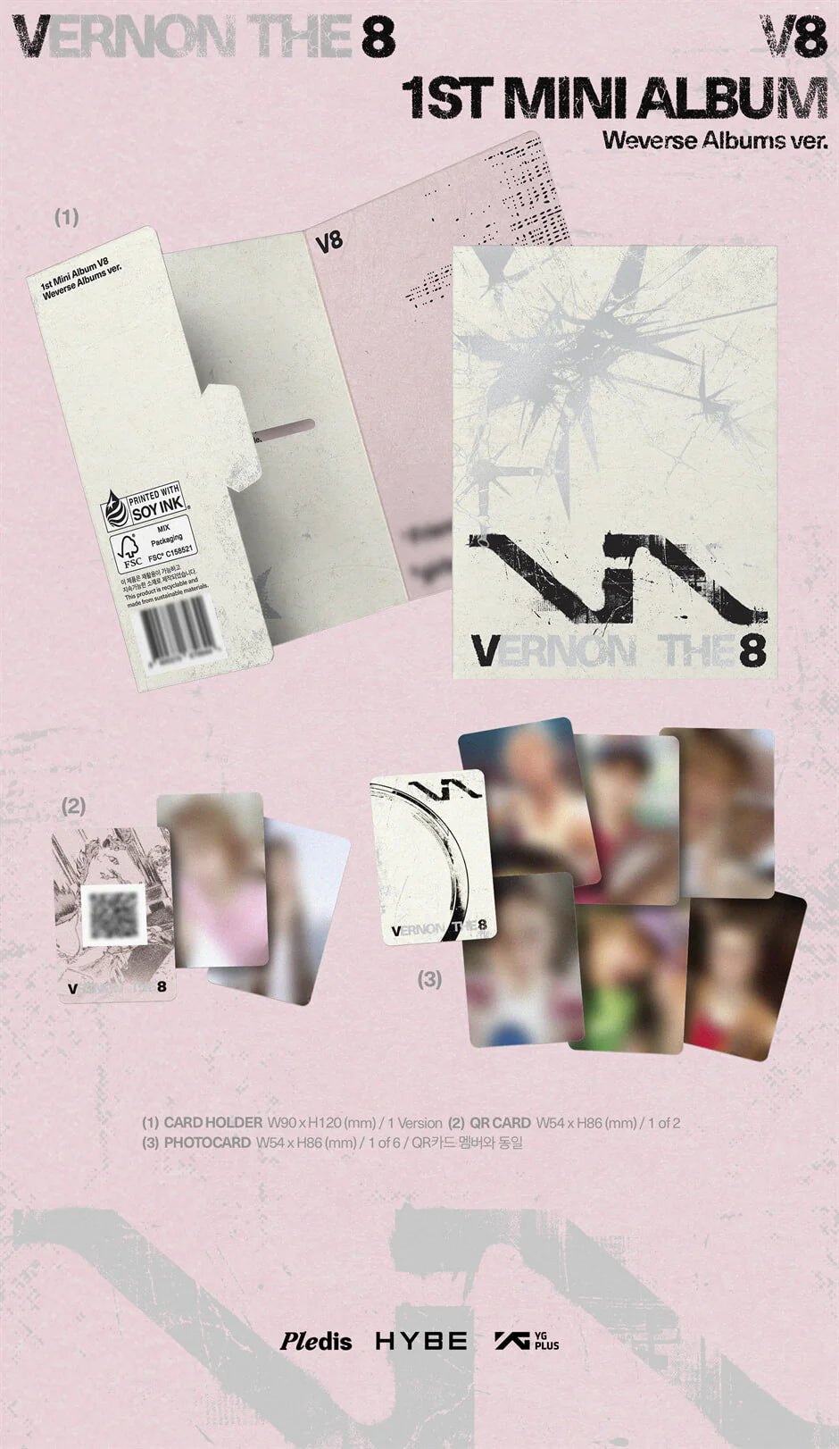Pre-Order - V8 (SEVENTEEN) - 1st Mini Album - V8 - Weverse Album Vers.