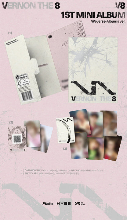 Pre-Order - V8 (SEVENTEEN) - 1st Mini Album - V8 - Weverse Album Vers.