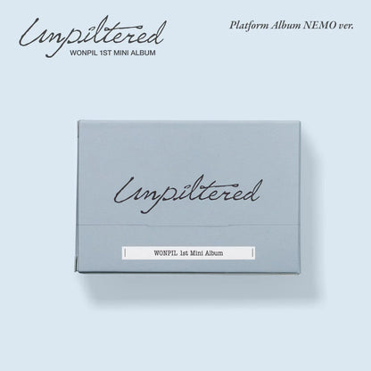 WONPIL (DAY6) - 1st Mini Album - Unpiltered - Platform Album NEMO Vers. (Seoul Saver)